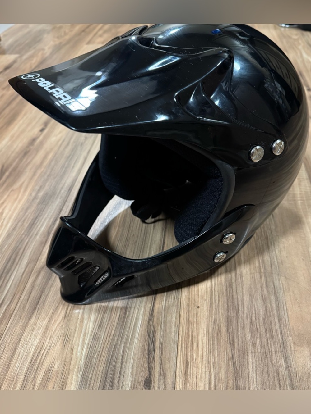 Polaris Moto EC Helmet Size Medium Black - 77216202-000--01 DOT ECE 22.05